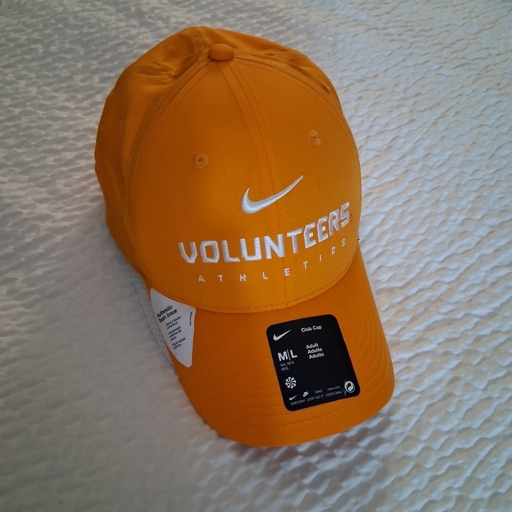 NIke Tennessee Volunteers Hat Cap Mens Strap Back M-L Club Cap Orange Team Issue - Picture 3 of 5